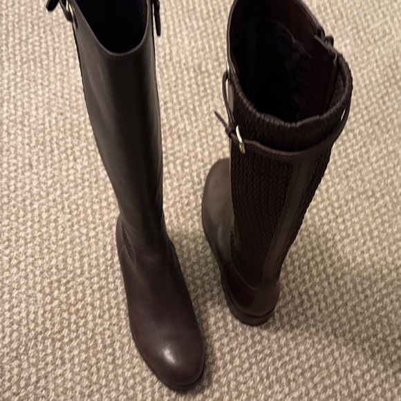 Cole Haan Dark Brown Knee-High Boots - Picture 4 of 5